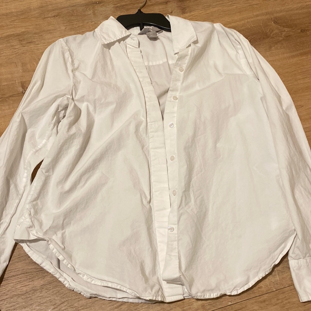 White H&M button up